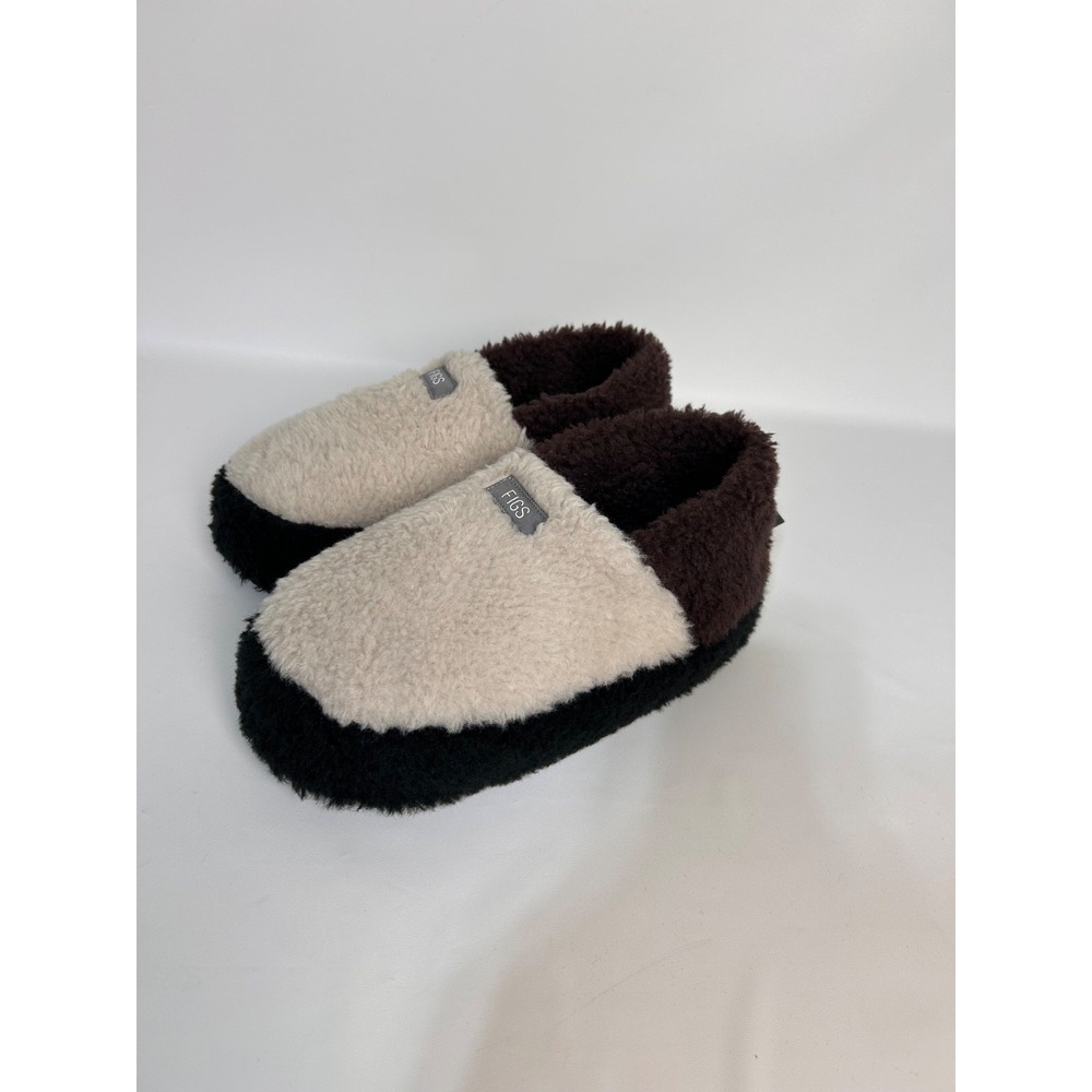 Figs Sherpa Mule Slipper Memory Foam Traction Soles Size 7-7.5 Medium House Shoe
